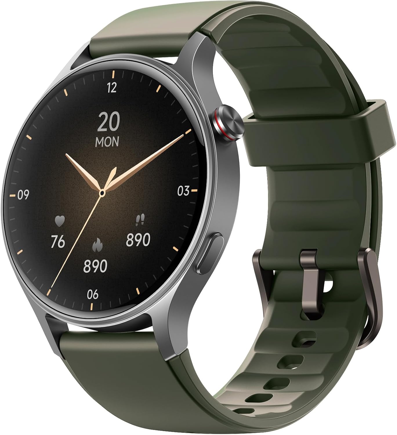 Women Smart Watch: 1.3" AMOLED Call Answer, Heart Rate/SpO₂, 3ATM Waterproof, Sleep Tracker