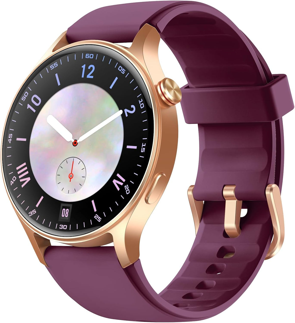 Women Smart Watch: 1.3" AMOLED Call Answer, Heart Rate/SpO₂, 3ATM Waterproof, Sleep Tracker