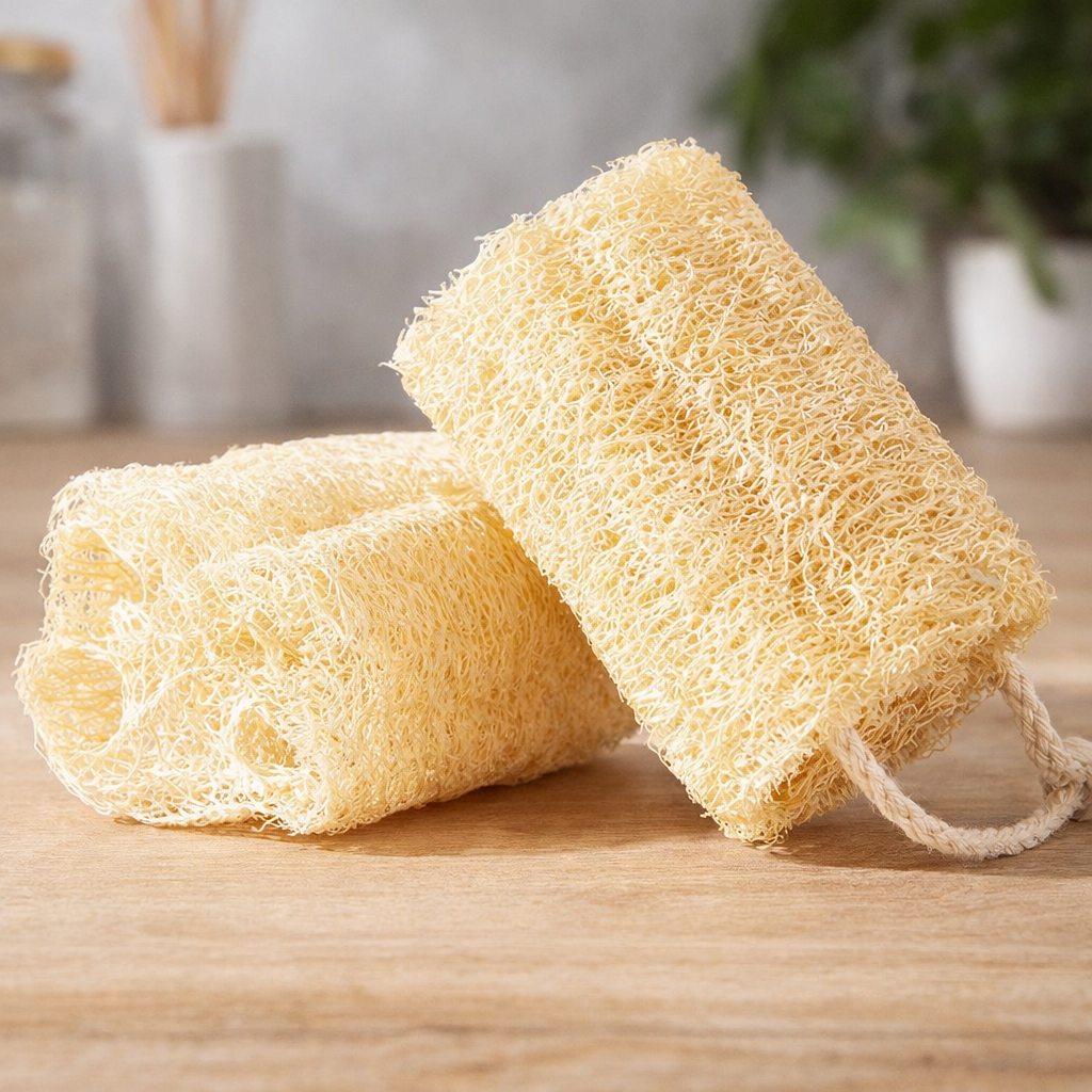 Natural Loofah Dishwashing Sponge – Eco-Friendly Kitchen Cleaning Pad